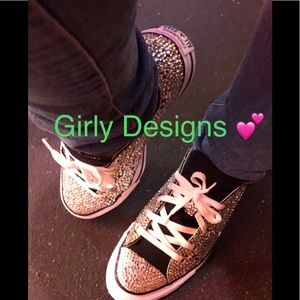 Custom Bling Converse🎀🎀